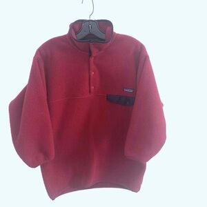 Patagonia Synchilla Burgundy Fleece Pullover